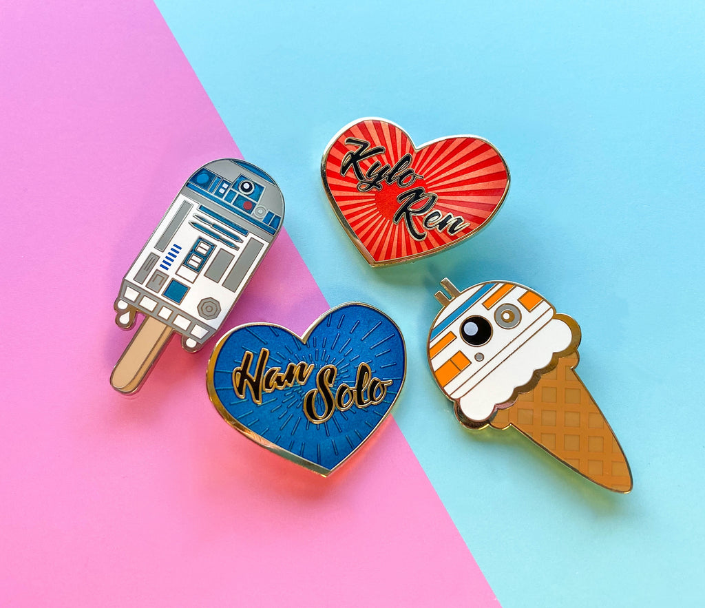 Han Solo Heart Pin