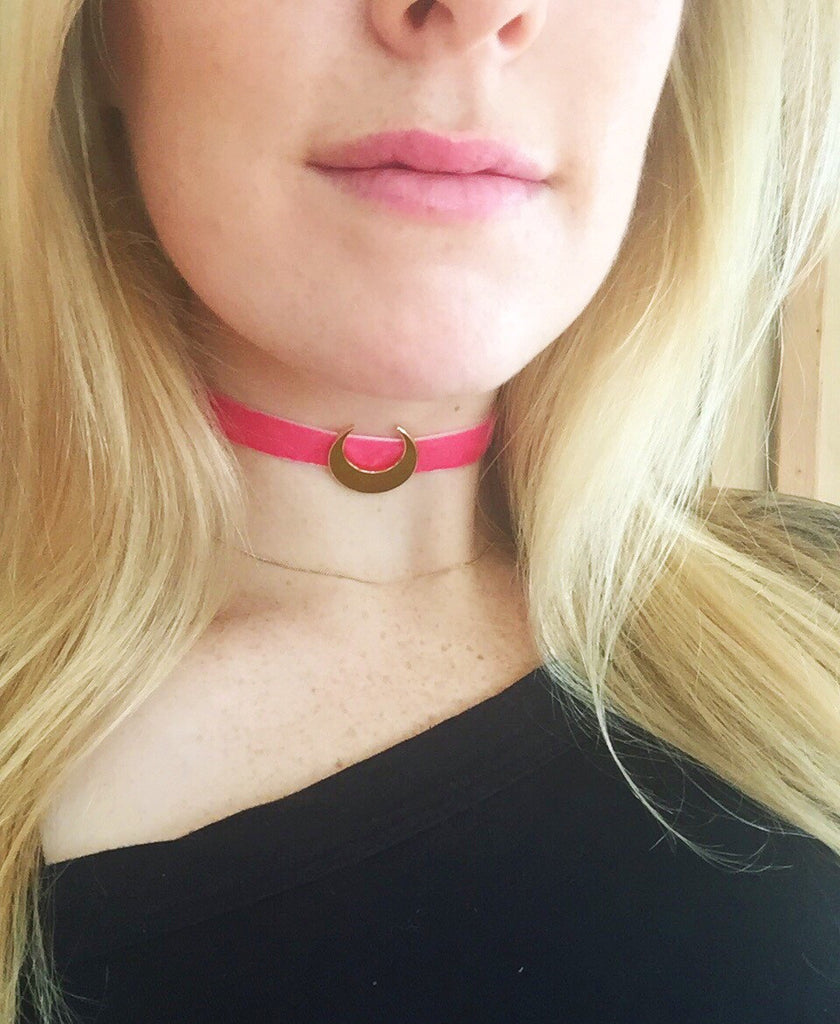 Crescent Moon Choker