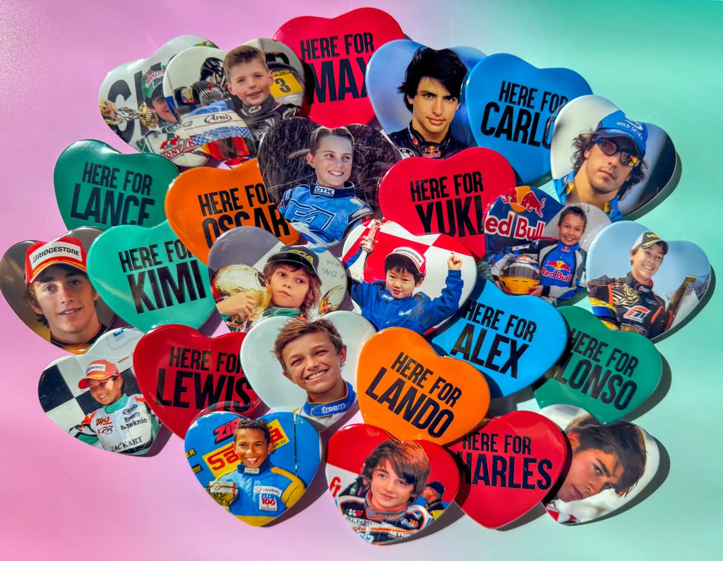 Formula 1 - Retro Driver Support Badge Sets