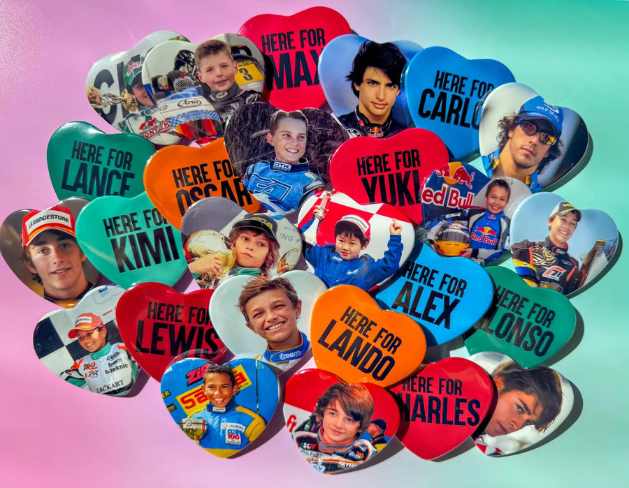 Formula 1 - Retro Driver Support Badge Sets