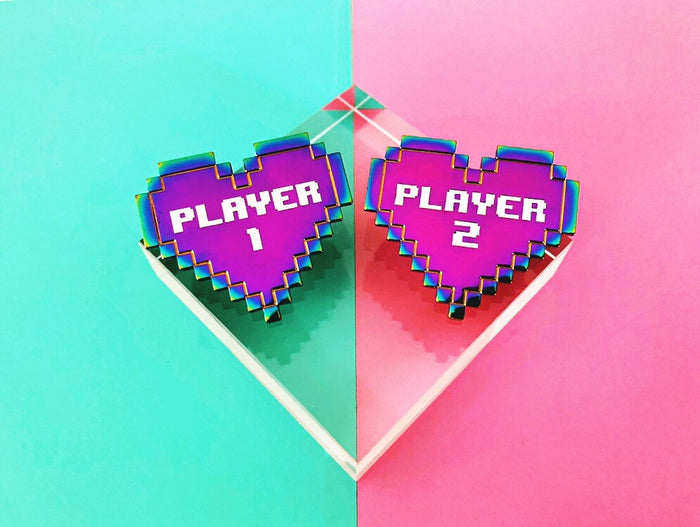 Player 1 & Player 2 ~ Best Friends pin set